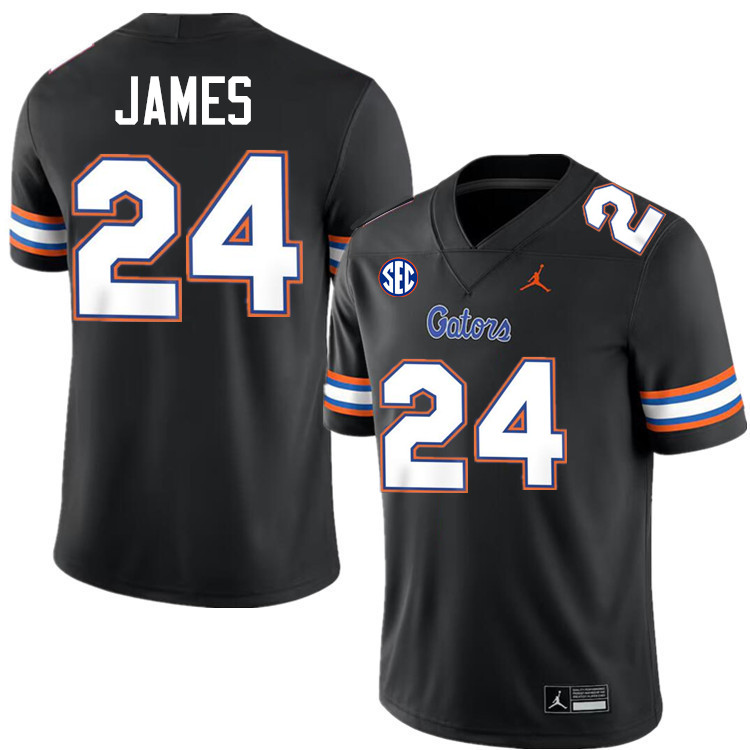 #24 Kamran James Gators Jersey,Florida Gators College Football Jerseys Stitched-Black